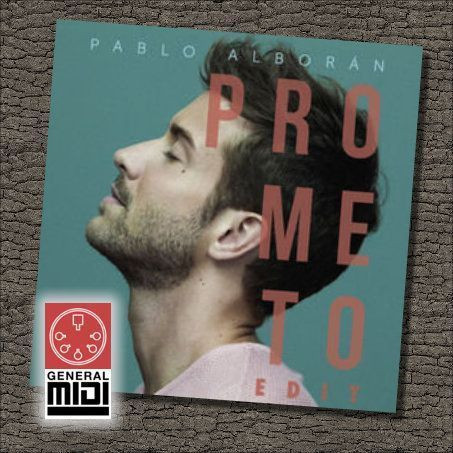 midi  PROMETO por PABLO ALBORÁN  (con linea melódica) 
