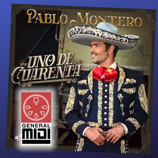midi  QUE VIVA LA NOVIA por PABLO MONTERO  (con linea melódica) 