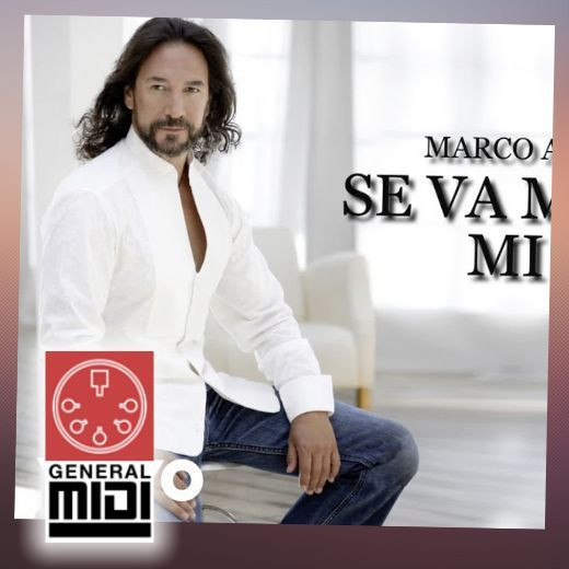 midi del tema SE VA MURIENDO MI ALMA con Marco Antonio Solís (EL BUKI) con linea melódica 