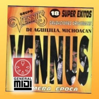 midi OLVIDATE DE MI del grupo Venus con linea melodica