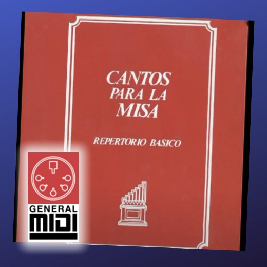 midi del tema Gloria a Dios en el Cielo (Francisco Palazón) con linea melodica 