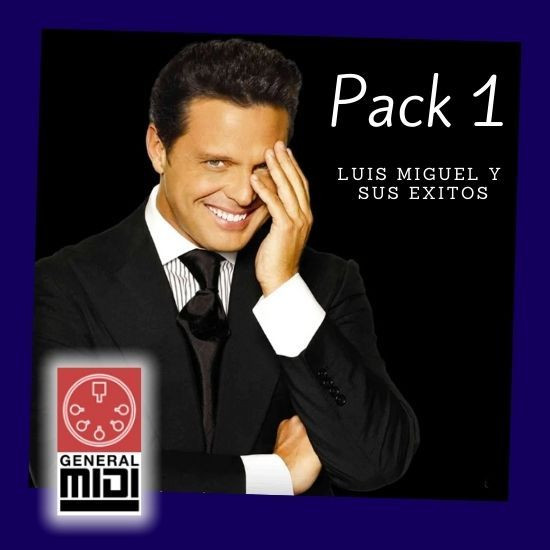 PACK 1 LUIS MIGUEL contiene 8 midis de sus éxitos creados por profesionales Este paquete de 8 midis, contienen temas completos en formato MIDI de Luis Miguel, escucha los demos y al comprar descargar un zip que contiene los midis completos.
