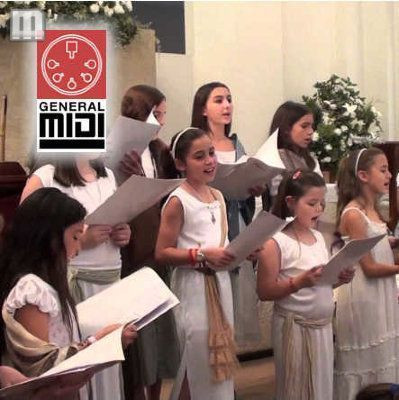 midi THE BLOOD un tema clásico para coro en version americana (con linea melodica) 