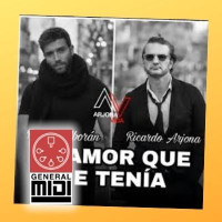 midi EL AMOR QUE ME TENIA de Ricardo Arjona ft Pablo Alboran (con linea melodica)
