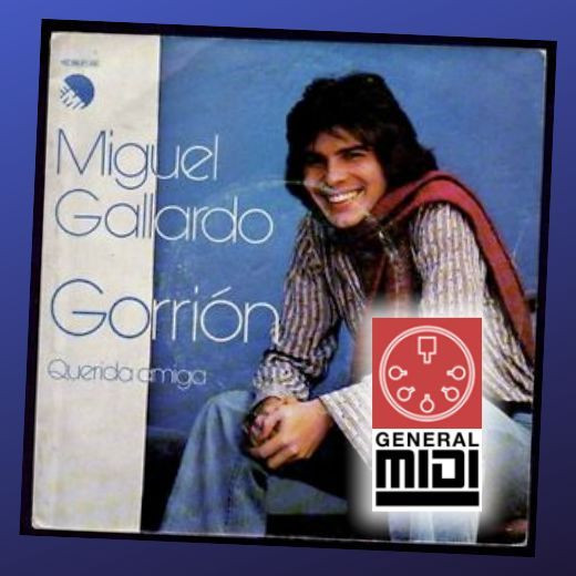 midi del tema  ME GUSTA de Miguel Gallardo de sus canciones clasicas (con linea melodica) 