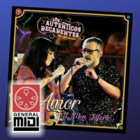 midi AMOR FT MON LAFERTE de Los Autenticos Decadentes de sus exitos (con linea melodica)