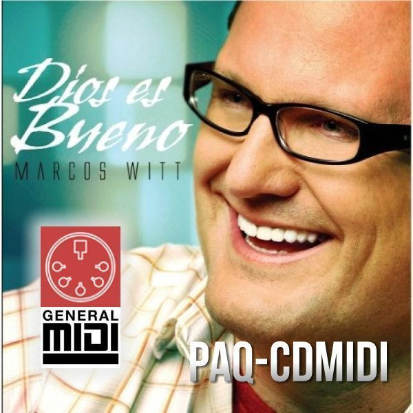 CDaMIDI - paquete de 11 midis del album DIOS ES BUENO - de Marcos Witt 11 preciosos temas ahora en formato MIDI para tu grupo o iglesia, escucha los previos de los temas y al comprar descargas un archivo ZIP que contiene los midis completos, un paquete que no puede faltar en tu secuenciador midi.
