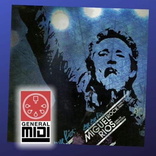 midi  UN CABALLO LLAMADO MUERTE por MIGUEL RIOS  (con linea melódica) 