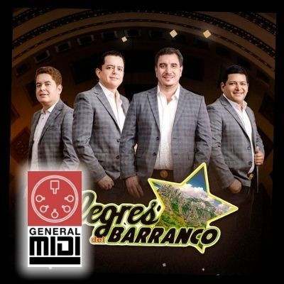 midi del tema CRUZANDO CERROS Y ARROYOS con el grupo Los alegres del Barranco (con linea melodica) 