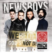 midi HERE WE STAND of News Boys band (con linea melodica)