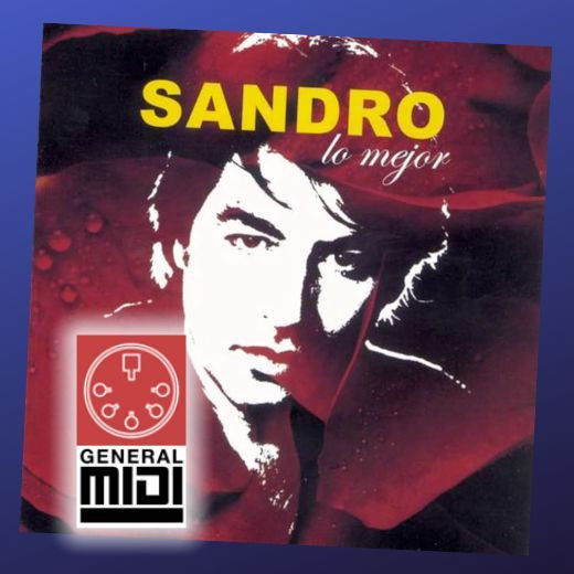midi FACIL DE OLVIDAR del cantante Sandro de sus Exitos (con linea melodica) 