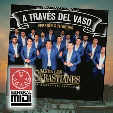 midi AMOR A ESCONDIDAS con la banda los Sebastianes - de sus exitos (con linea melodica) 